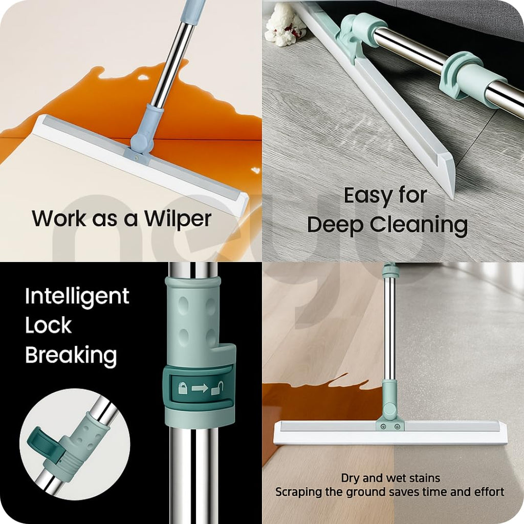 FlexiWipe – Multipurpose Wiper | Adjustable Silicon Blade | 180° Rotating Head